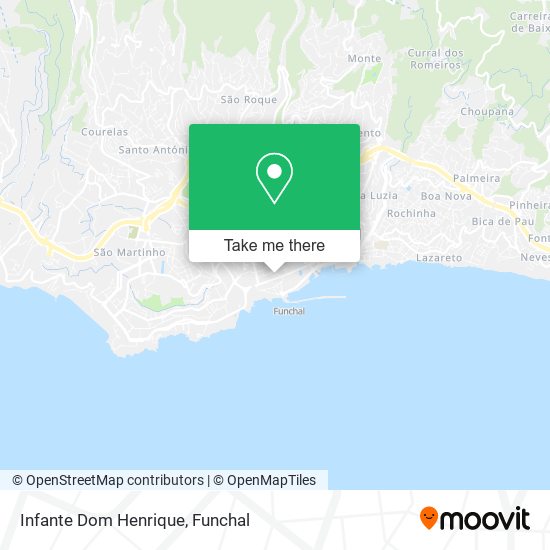 Infante Dom Henrique mapa
