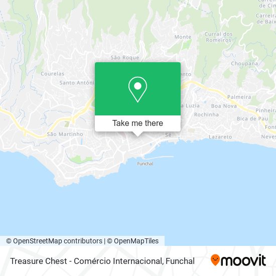 Treasure Chest - Comércio Internacional map
