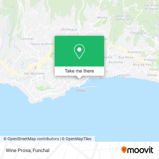 Wine Prosa map