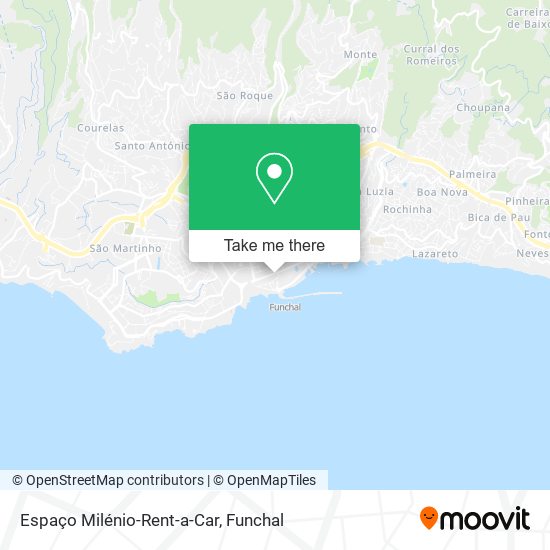 Espaço Milénio-Rent-a-Car map
