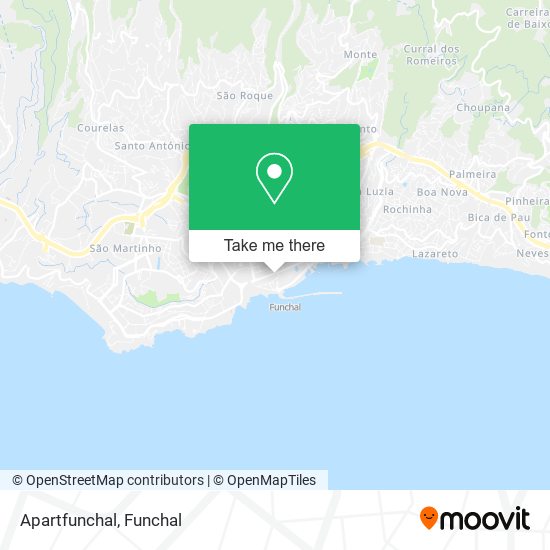 Apartfunchal mapa