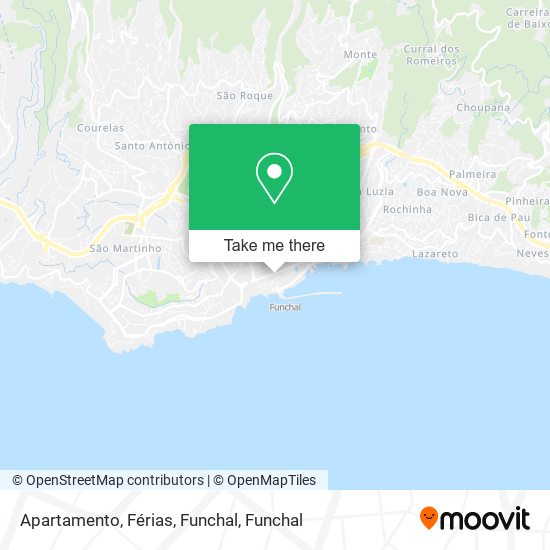 Apartamento, Férias, Funchal map