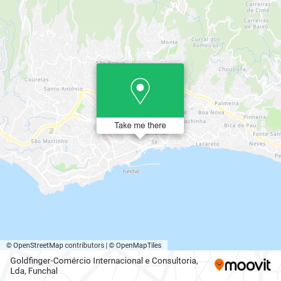 Goldfinger-Comércio Internacional e Consultoria, Lda map