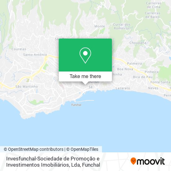 Invesfunchal-Sociedade de Promoção e Investimentos Imobiliários, Lda map
