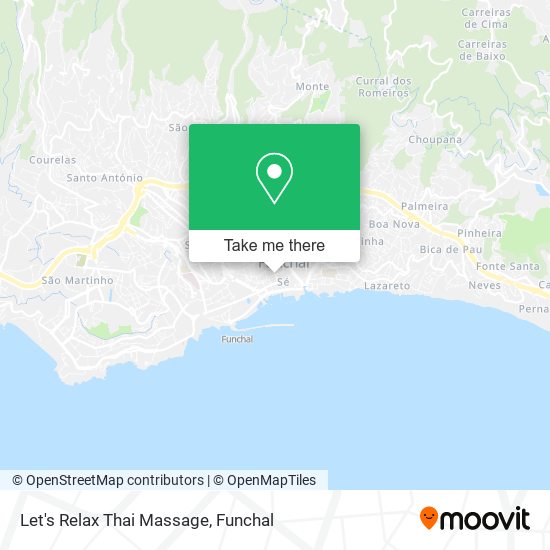 Let's Relax Thai Massage map