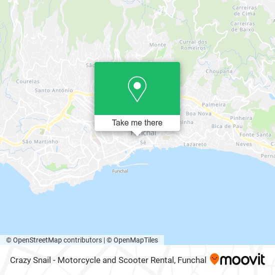 Crazy Snail - Motorcycle and Scooter Rental mapa