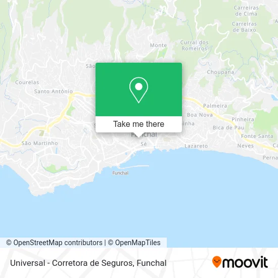 Universal - Corretora de Seguros map