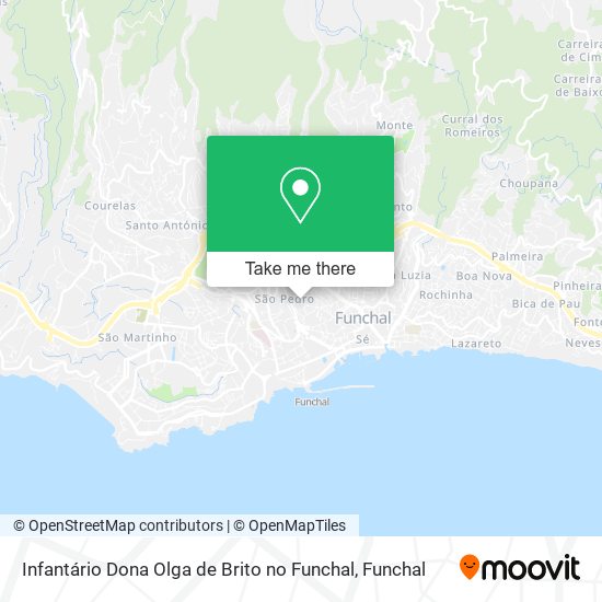 Infantário Dona Olga de Brito no Funchal map
