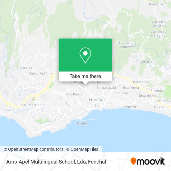 Ams-Apel Multilingual School, Lda map