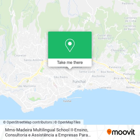 Mms-Madeira Multilingual School II-Ensino, Consultoria e Assistência a Empresas Para Internacionali mapa