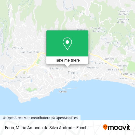Faria, Maria Amanda da Silva Andrade map