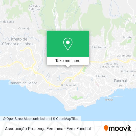 Associação Presença Feminina - Fem map
