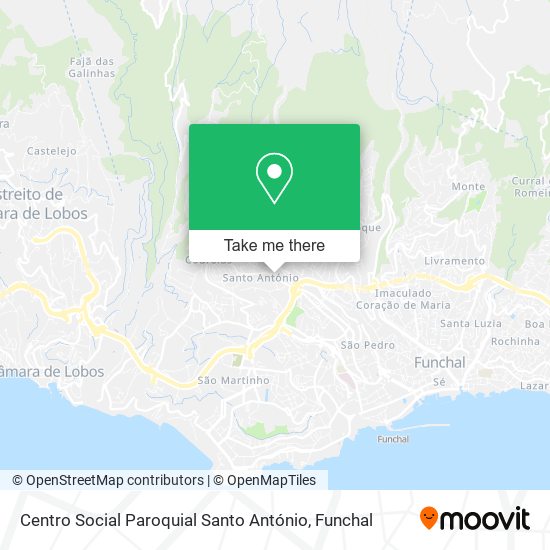 Centro Social Paroquial Santo António map
