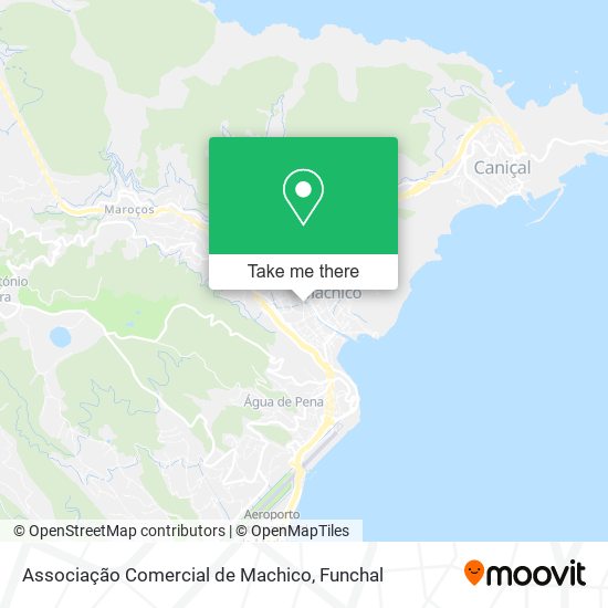 Associação Comercial de Machico map