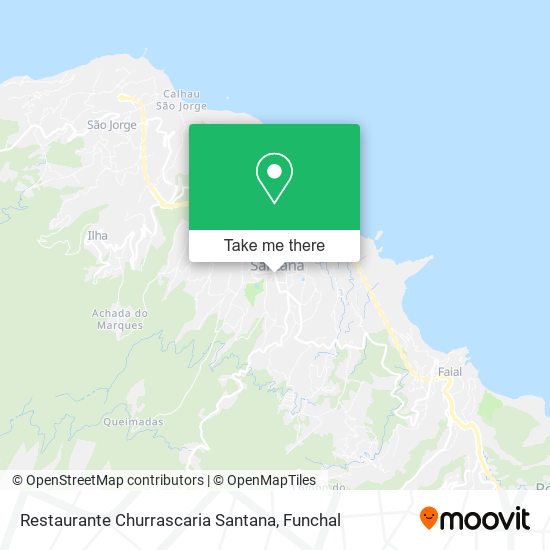 Restaurante Churrascaria Santana map