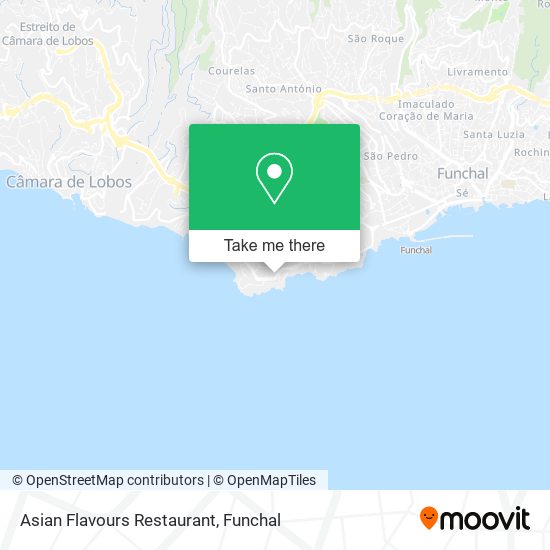 Asian Flavours Restaurant map