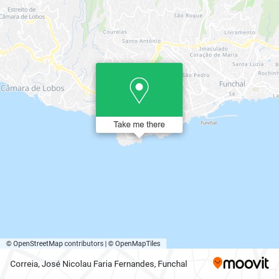 Correia, José Nicolau Faria Fernandes map