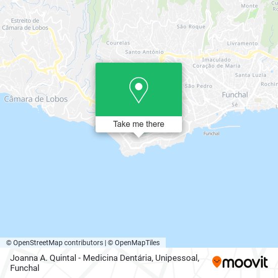 Joanna A. Quintal - Medicina Dentária, Unipessoal map