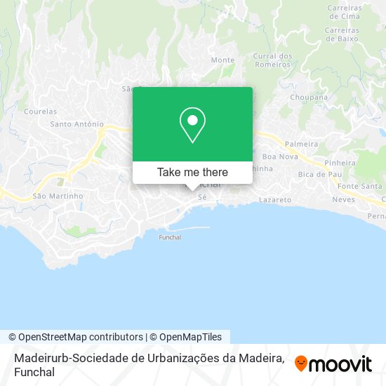 Madeirurb-Sociedade de Urbanizações da Madeira map