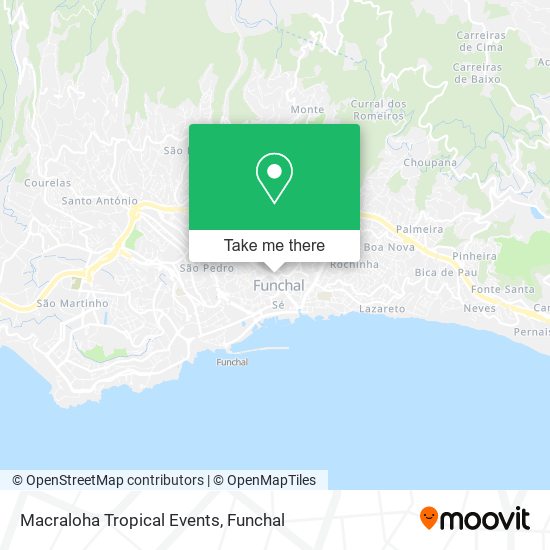 Macraloha Tropical Events mapa