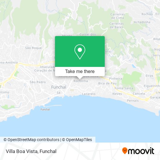 Villa Boa Vista map