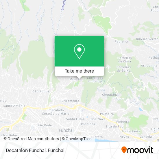 Decathlon Funchal map