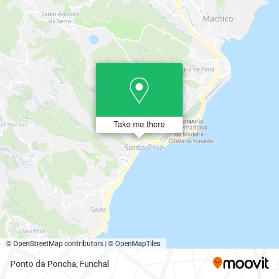 Ponto da Poncha mapa