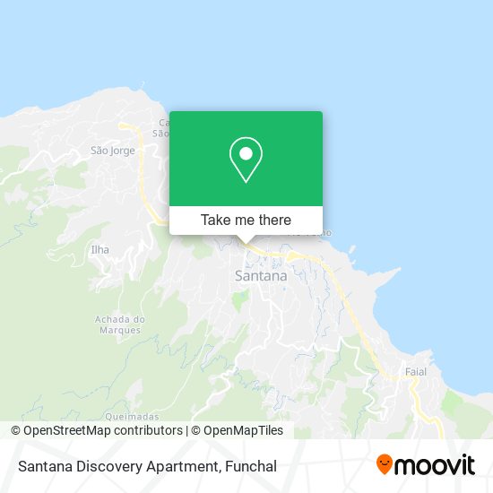 Santana Discovery Apartment map