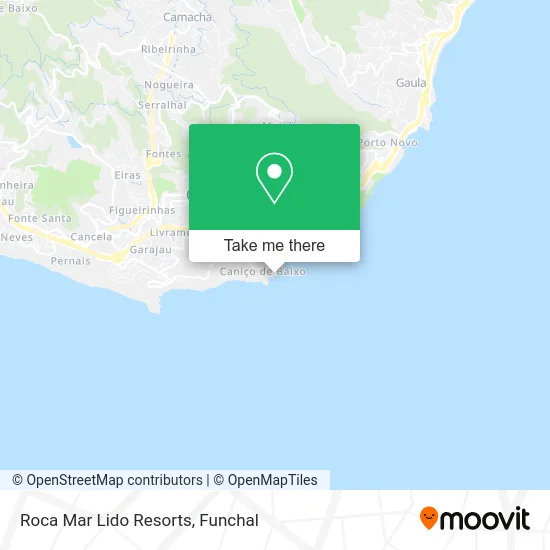 Roca Mar Lido Resorts map