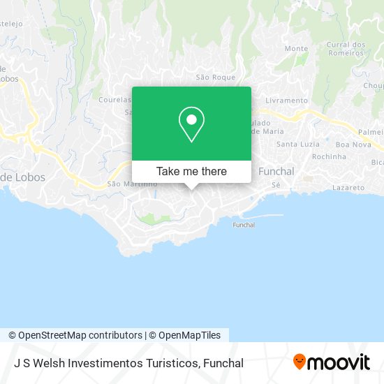 J S Welsh Investimentos Turisticos mapa