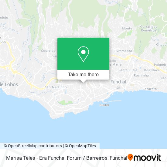 Marisa Teles - Era Funchal Forum / Barreiros map