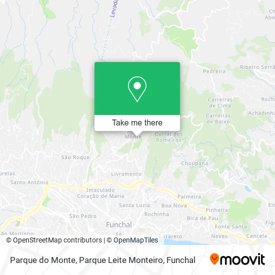 Parque do Monte, Parque Leite Monteiro map