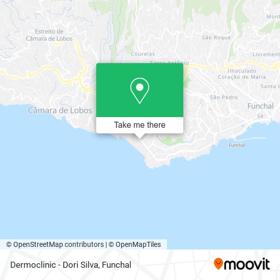 Dermoclinic - Dori Silva mapa