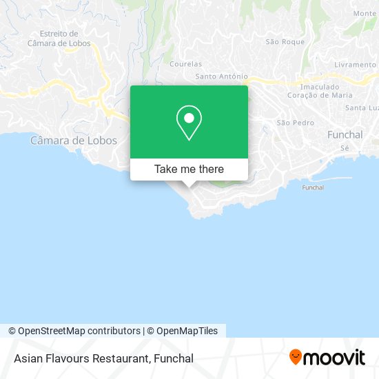 Asian Flavours Restaurant mapa