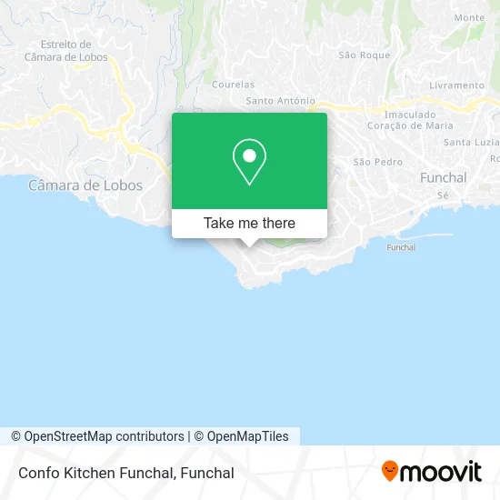 Confo Kitchen Funchal map
