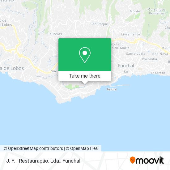 J. F. - Restauração, Lda. mapa