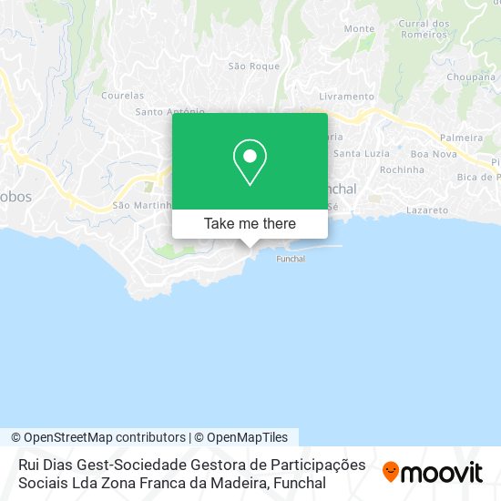 Rui Dias Gest-Sociedade Gestora de Participações Sociais Lda Zona Franca da Madeira map