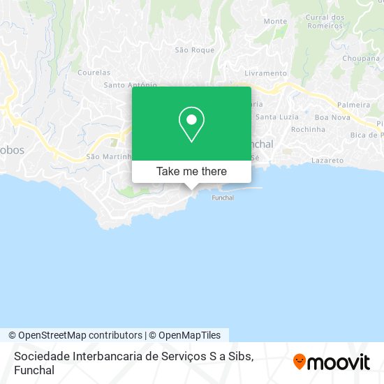 Sociedade Interbancaria de Serviços S a Sibs map