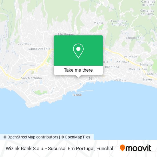 Wizink Bank S.a.u. - Sucursal Em Portugal mapa