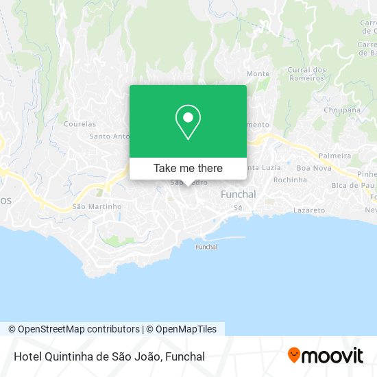 Hotel Quintinha de São João map