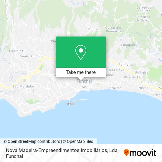 Nova Madeira-Empreendimentos Imobiliários, Lda mapa