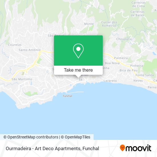 Ourmadeira - Art Deco Apartments mapa