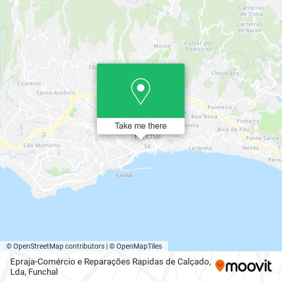 Epraja-Comércio e Reparações Rapidas de Calçado, Lda mapa