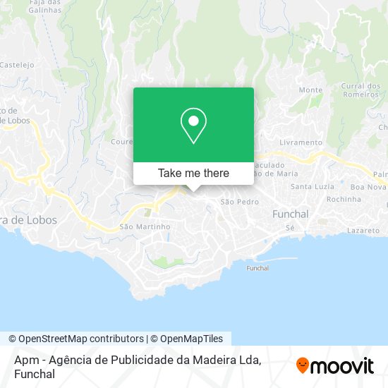 Apm - Agência de Publicidade da Madeira Lda map