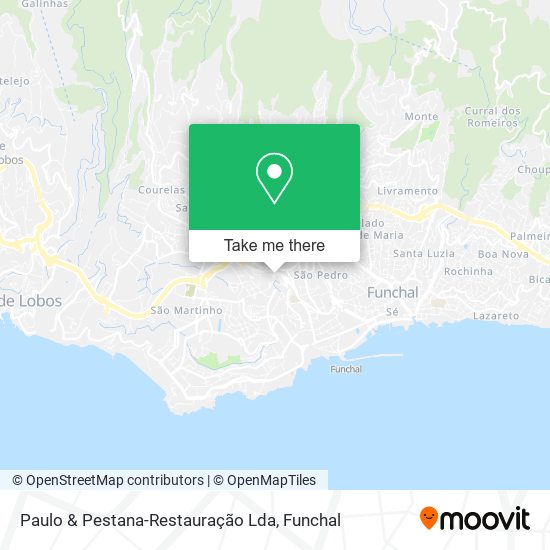 Paulo & Pestana-Restauração Lda map