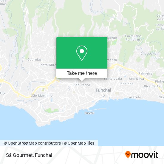 Sá Gourmet mapa