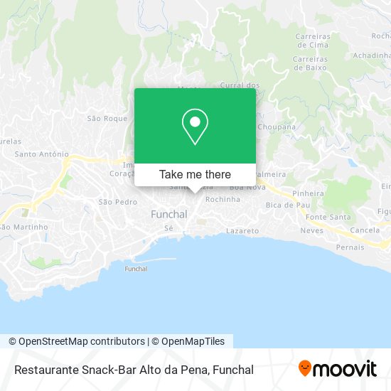 Restaurante Snack-Bar Alto da Pena map