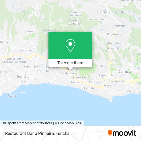 Restaurant Bar a Pinheira map