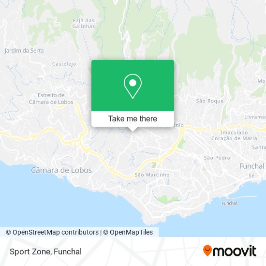 Sport Zone mapa