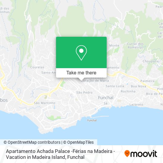 Apartamento Achada Palace -Férias na Madeira -Vacation in Madeira Island map